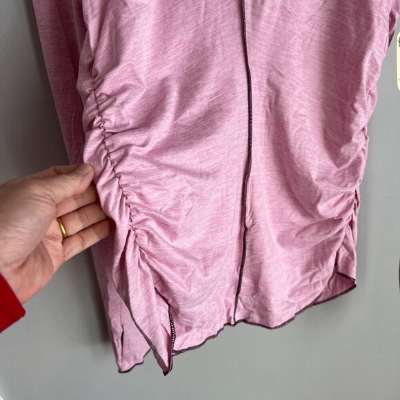 Free People Movement X HATCH MEDIUM Right On Run Layer Maternity Tops Pink Haze - Picture 5 of 7